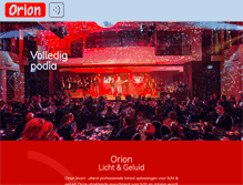 Tablet Screenshot of orionplaza.com